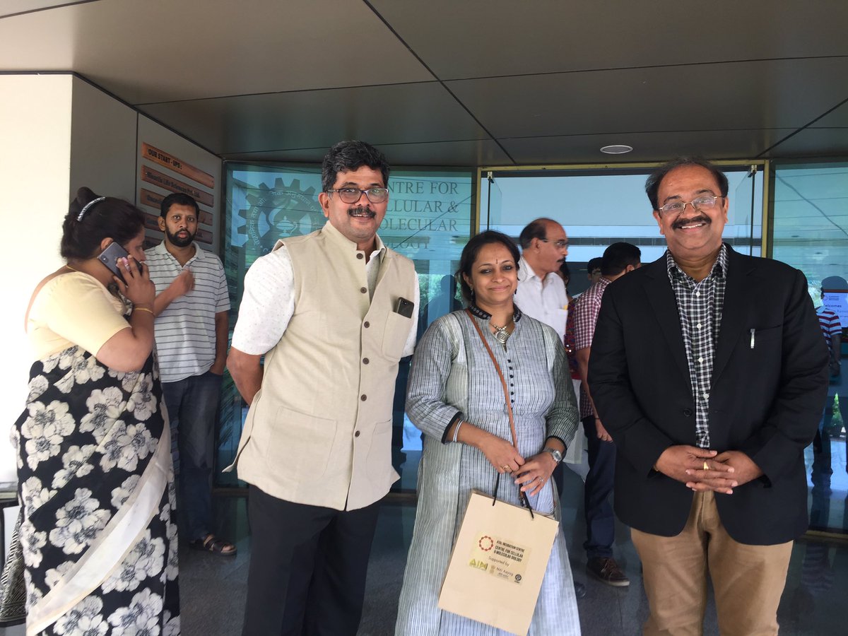 Ramjee Pallela (@rpallela) on Twitter photo Amazing day today with the visit of <a href="/rramanan/">Ramanan Ramanathan</a> Sir and Mr. Naman who spent good enough time to see the facilities and to interact with lot of our startups :) #WorldClassIncubators <a href="/AIC_CCMB/">AIC-CCMB</a> <a href="/AIMtoInnovate/">Atal Innovation Mission Official</a> <a href="/NITIAayog/">NITI Aayog</a> Good to see Mukta <a href="/nsrcel/">NSRCEL</a> too! <a href="/ccmb_csir/">CCMB</a> <a href="/CSIR_IND/">CSIR, India</a> <a href="/nalamrao/">N.Madhusudhana Rao</a> Amazing day today with the visit of <a href="/rramanan/">Ramanan Ramanathan</a> Sir and Mr. Naman who spent good enough time to see the facilities and to interact with lot of our startups :) #WorldClassIncubators <a href="/AIC_CCMB/">AIC-CCMB</a> <a href="/AIMtoInnovate/">Atal Innovation Mission Official</a> <a href="/NITIAayog/">NITI Aayog</a> Good to see Mukta <a href="/nsrcel/">NSRCEL</a> too! <a href="/ccmb_csir/">CCMB</a> <a href="/CSIR_IND/">CSIR, India</a> <a href="/nalamrao/">N.Madhusudhana Rao</a>