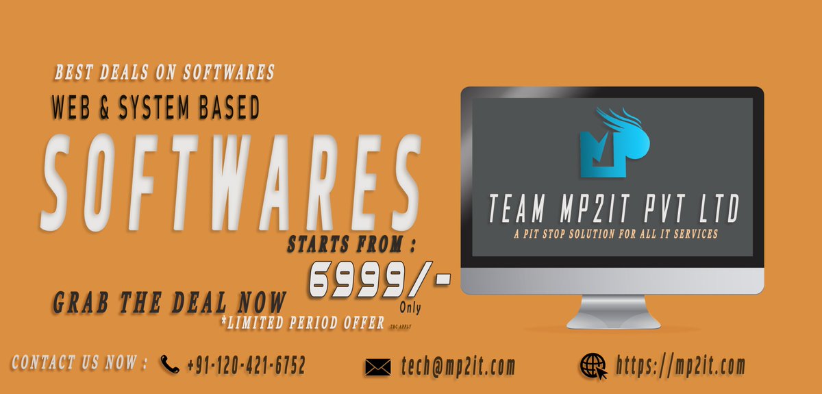mp2_it's tweet image. Web & System based Software Starts From 6999/-
#softwaredevelopment #Customsoftware #webbasedsoftware #Software
mp2it.com/blog/web-syste…