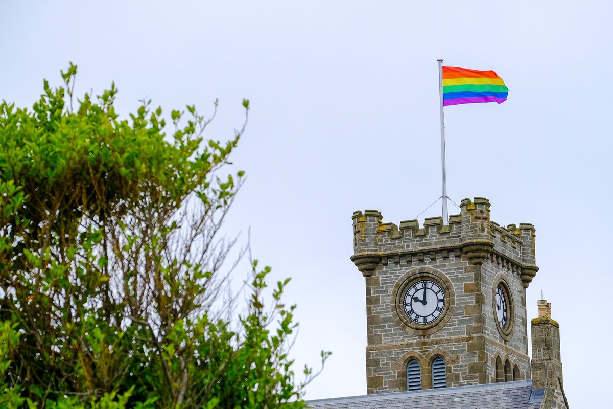 We're flying the #rainbowflag at #LerwickTownHall today to mark #PrideMonth and to recognise the positive contributions made by the #LGBT community. #Shetland #PrideMonth2019