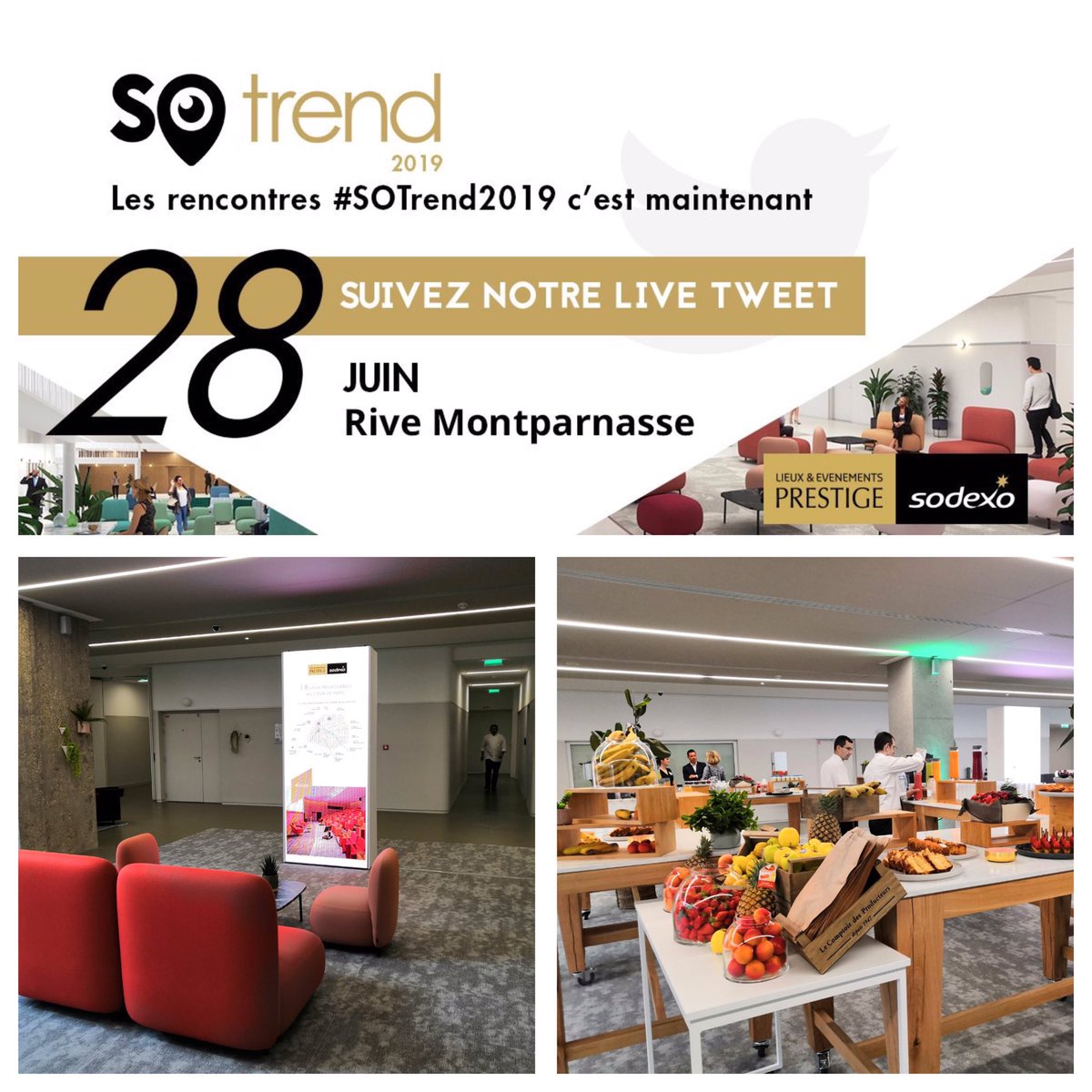 SebDumont03's tweet photo. Belle matinée #Sotrend2019 ! 
#event #sodexoprestige #lenotre https://t.co/vECXEKKHmh