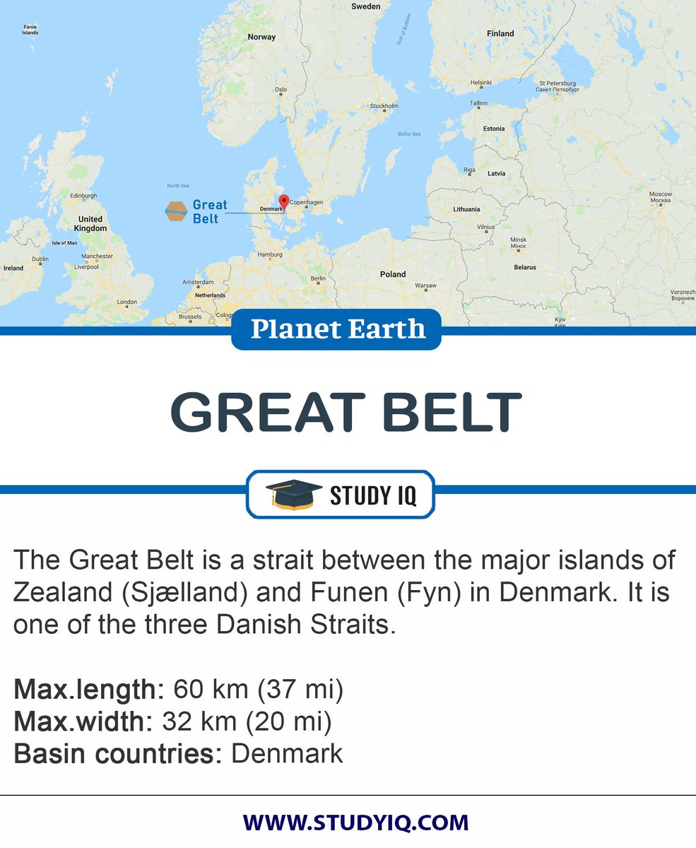 upsciq's tweet photo. #PlanetEarth #GreatBelt #denmark #Map #MapPractice #GeographyMaps #UPSC #CSE2020 https://t.co/iGSpWwdPpo