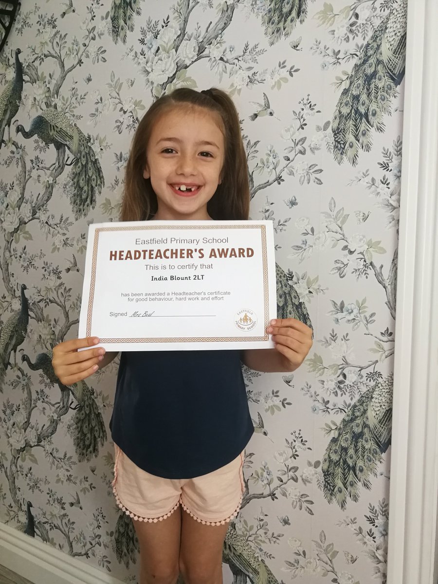 I think we have one happy girl this morning <a href="/EastfieldPS/">Eastfield Primary</a>