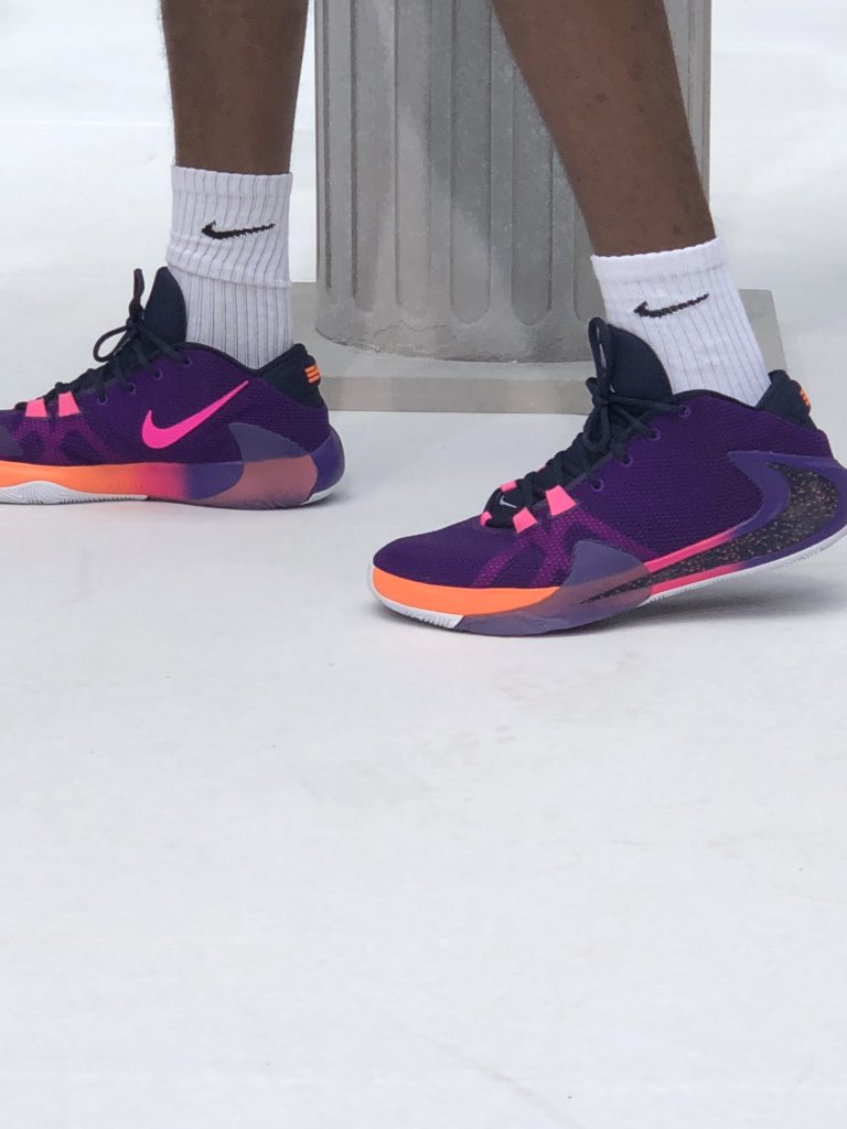 purple giannis shoes