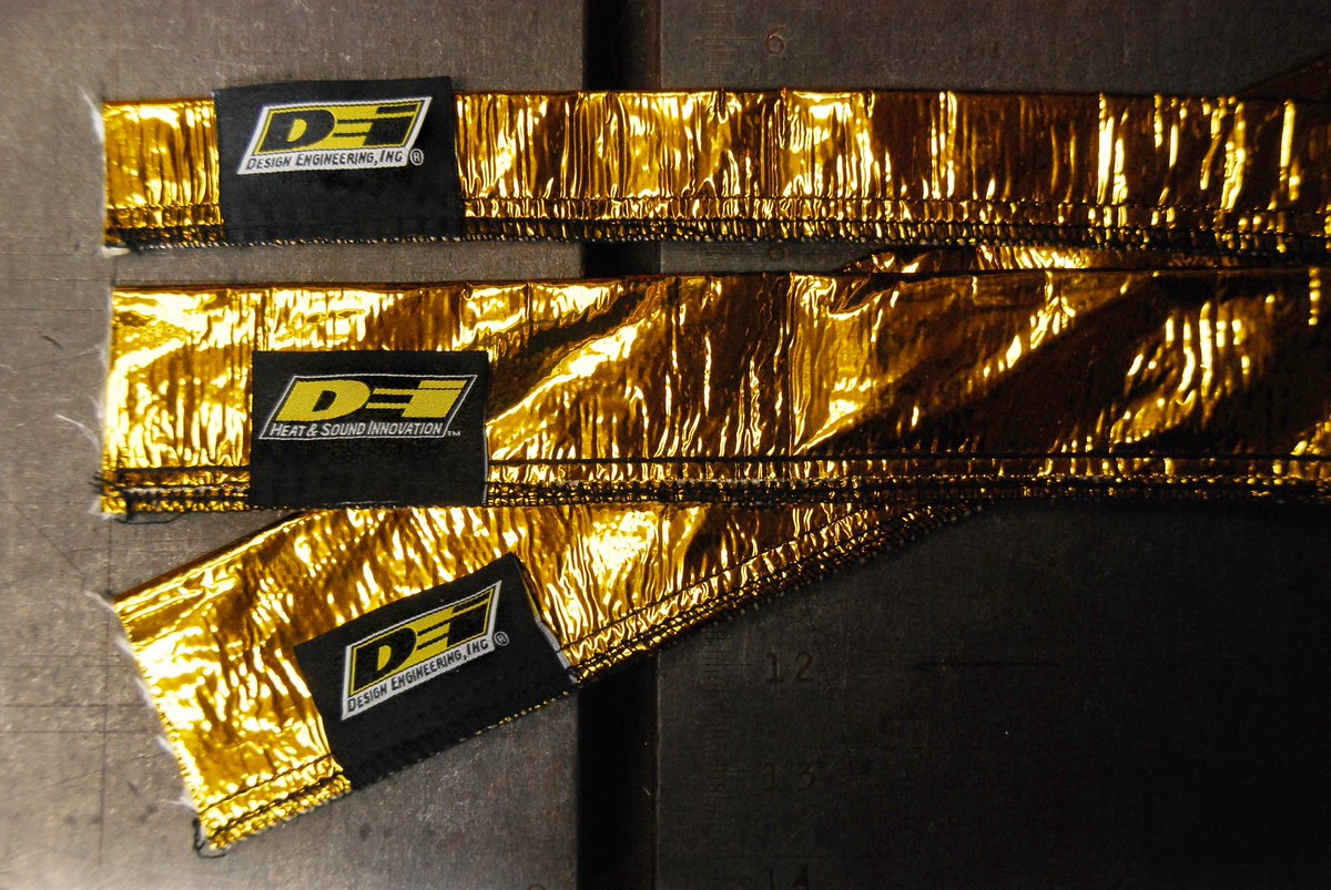 nimbusmsport's tweet image. Heat Sheath #GOLD is the latest addition to Design Engineering Inc&apos;s excellent range of hose and wire sleeving products. Designed to solve the problem of heat and abrasions that cause failure of lines, hoses and wires. In stock in a range of diameters to suit most applications.