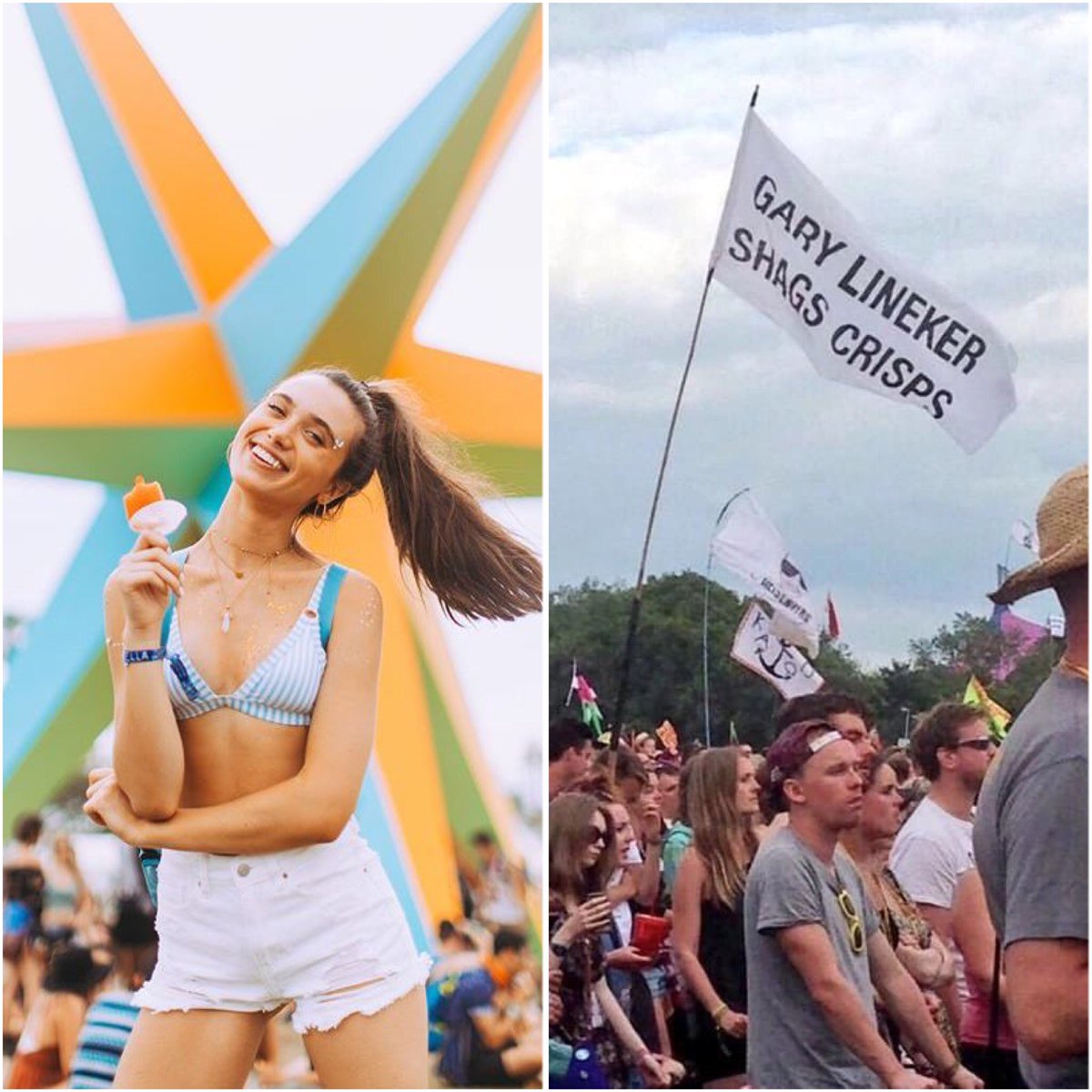 RadioX's tweet image. Coachella v Glastonbury 😎