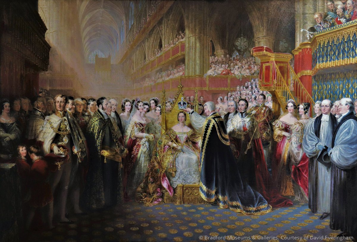 Окружение короля. Коронация королевы Виктории. Коронация королевы Виктории. 1838.