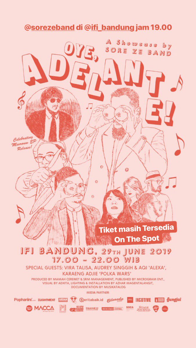 Besok! Tiket masih tersedia baik online (bit.ly/nyorenyowcase) maupun On The Spot dalam jumlah terbatas!