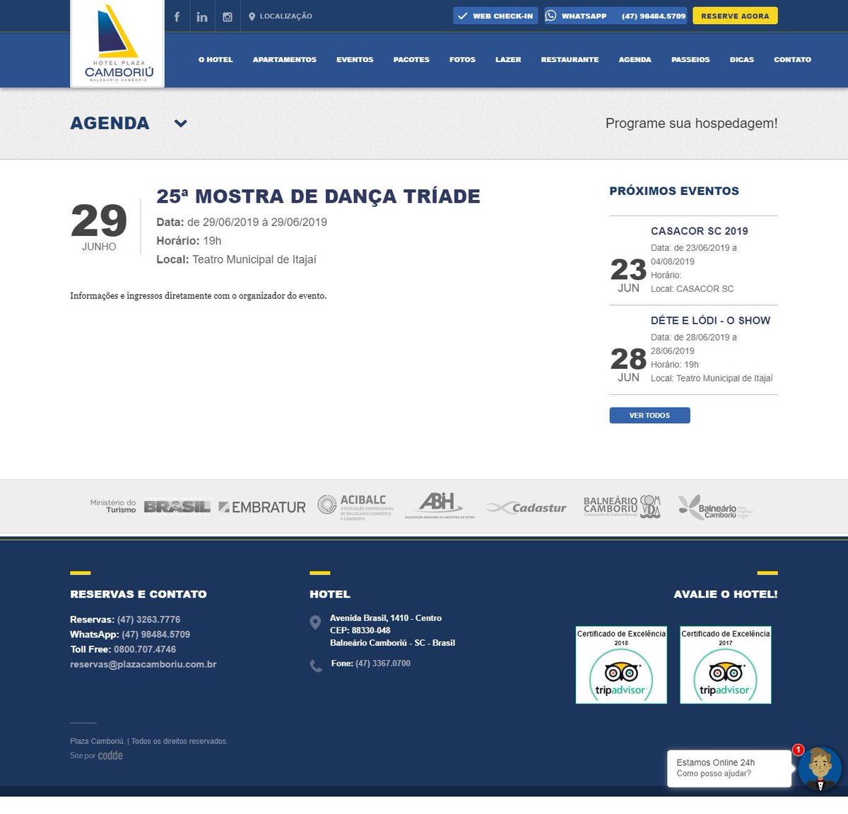 ciatriade's tweet image. E somos notícia de novo!
Hotel Plaza Camboriú  25 06 2019
plazacamboriu.com.br/25-mostra-de-d…