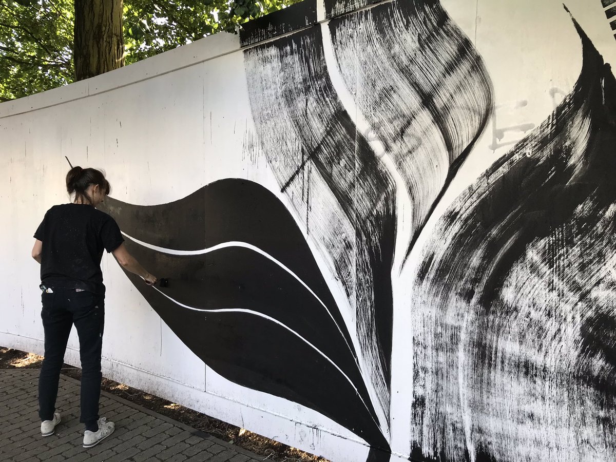 HistCovTrust's tweet photo. Working with @Lucy_McLauchlan and @The_Herbert on the hoardings around Drapers Hall renovations as part of #WonderCov exhibition starting this weekend. #ThisIsCoventry https://t.co/kCA80JLA4w