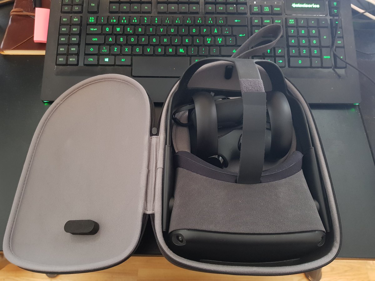 UnitZeroStudio's tweet image. We've been playing around with the new Oculus Quest, and can without a doubt say, that we will be working with some VR at some point!

Will be posting some WIP vids at some point, on our Discord!😁

discord.gg/V8uPn5J 

#VirtualReality #gamedev #indiedev #games #horror