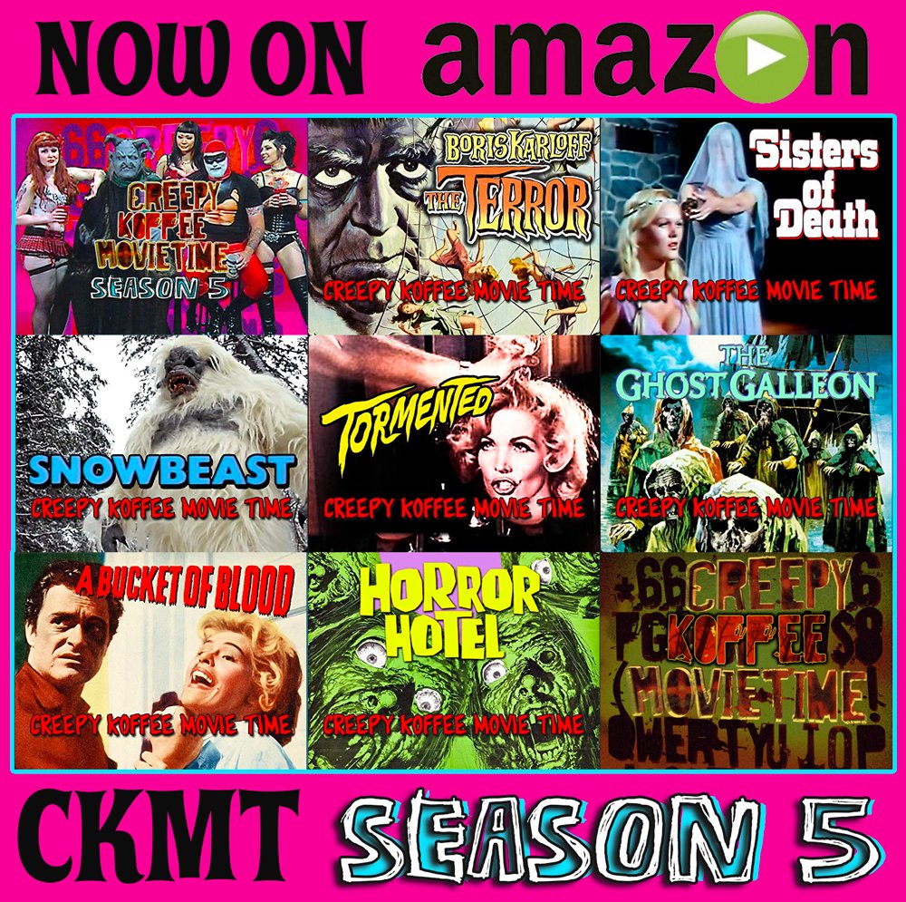 strephontaylor's tweet photo. Who needs some good news? CKMT Season 5 is live on Amazon for your weekend binging! So treat yourself to your favorite vices and let the bad horror film good times roll! @TheRealBalrok @NONAMESHOW #HorrorMovies #CKMT https://t.co/IUSsBVYZhR https://t.co/5tcKdoPDOn