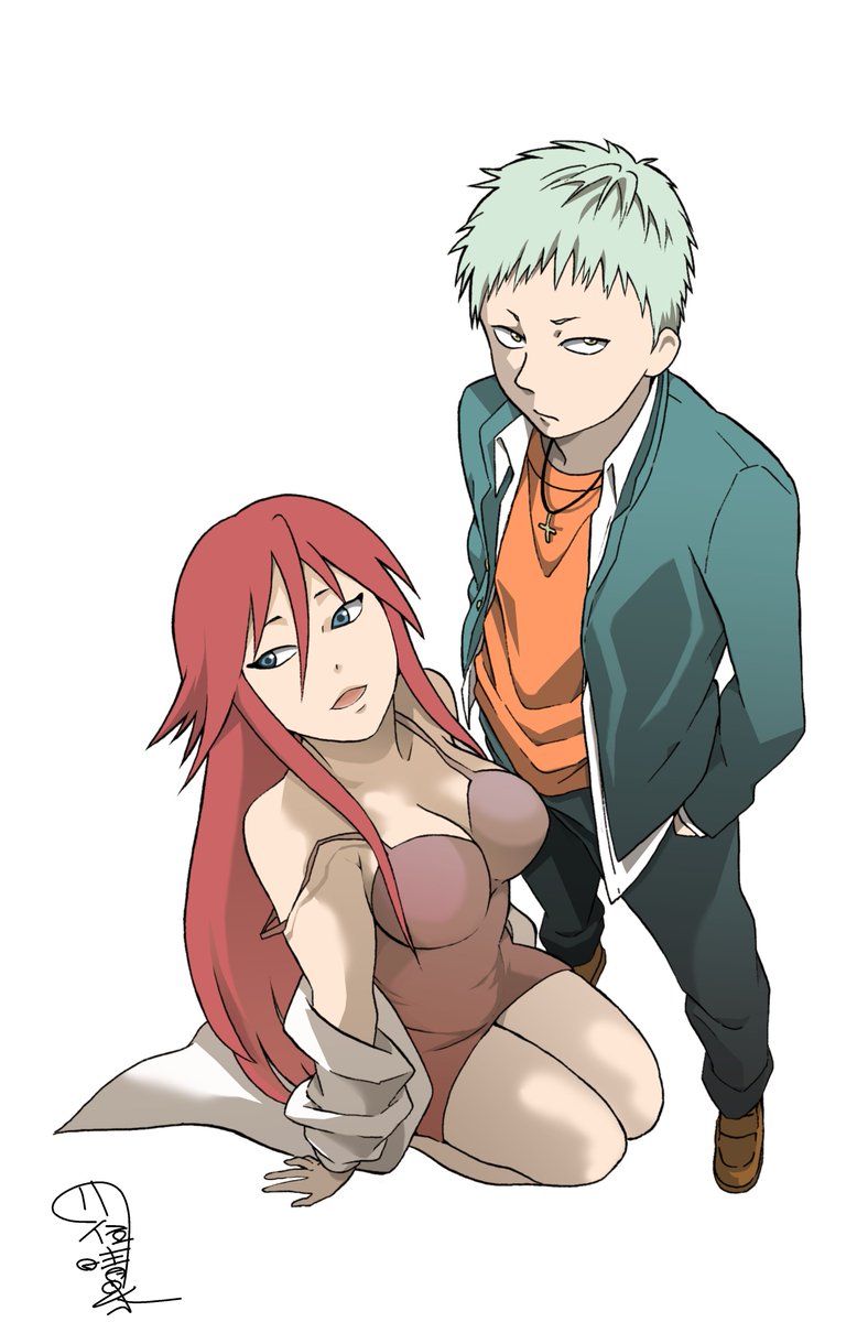 四位晴果 ゲッサンの付録でよしとおさま の２巻の表紙カバーイラスト 善透達と対になるように仕上げたもの