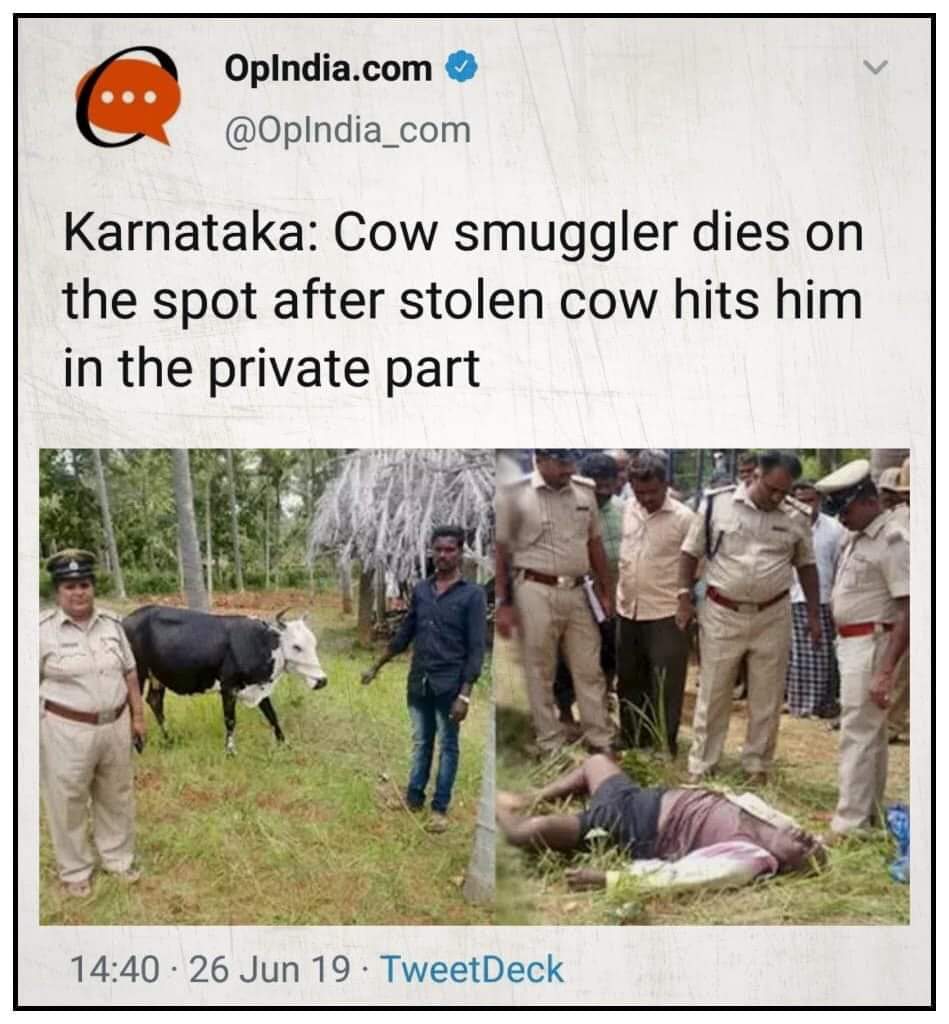 vskbihar's tweet photo. #MotherInAction..
Mother always know whom to punish how to punish.
Thats why Cow is Mother..
#MotherCow https://t.co/PZ2AaOiWRa