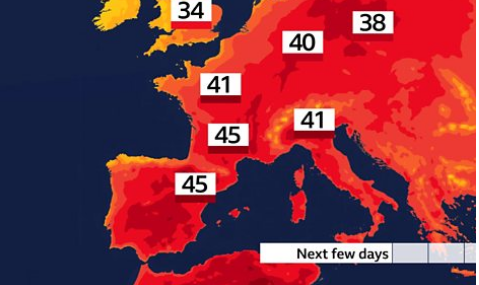 "We joke that we are turning into British people, all we seem to talk about is the weather." 

As Europe swelters Elodie Berta who runs walking tours in Paris tells #Wakeuptomoney: "People are grumpy...The Metro is painful for your nose. Only a few lines have air conditioning."