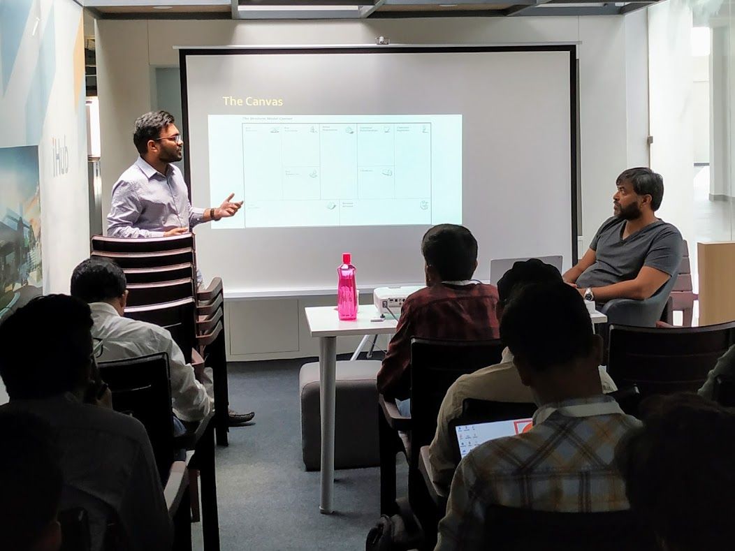 ihubinc's tweet photo. Week-2: How to model your business on a canvas with @shivookoteshwar 
@startup_odisha https://t.co/DJKEWa4pHb