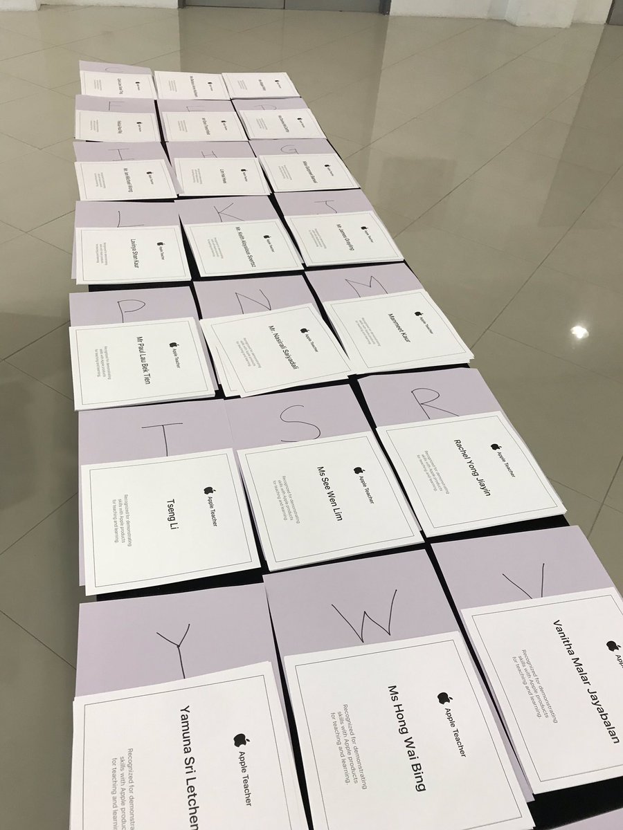 mrmarson's tweet photo. Our redesigning learning showcase this afternoon and Apple Teacher celebration! @AppleEDU #appledistinguishedschools #speedgeek https://t.co/hw22rVAFWW