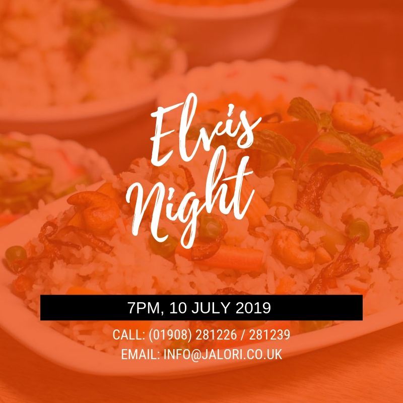 Not too long before @elvisshmelvis makes a comeback - Have you booked your table yet? BOOK NOW - buff.ly/2WLqiaM | #indian #curry #restaurant #indiancuisine #woburn #woburnsands #buffet #takeaway #lovemk #miltonkeynes