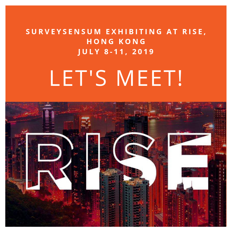 SurveySensum's tweet image. The clock is ticking...10 days to go!
SurveySensum is excited to exhibit in the RISE Conference, Hong Kong - &quot;The Largest Tech Conference in Asia&quot;. Let&apos;s catch up soon at Stand number: B-104
#SurveySensum #Rise #RiseConf #HongKong #Exhibition #conferences #tech @RISEConfHQ