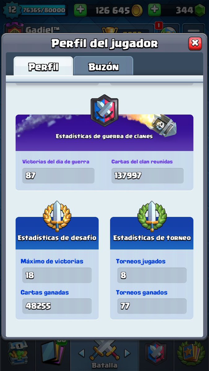 VENDO CUENTA DE CLASH ROYALE. ➡️La cuenta esta semi-Max me la vendo más que nada por aburrimiento del juego. Doy acceso total. ➡️La cuenta se vende en 40USD se puede negociar, solo tratos serios!! Rt 🙏