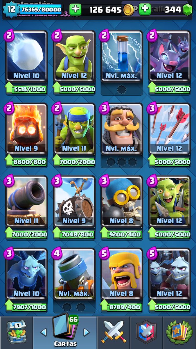 VENDO CUENTA DE CLASH ROYALE. ➡️La cuenta esta semi-Max me la vendo más que nada por aburrimiento del juego. Doy acceso total. ➡️La cuenta se vende en 40USD se puede negociar, solo tratos serios!! Rt 🙏