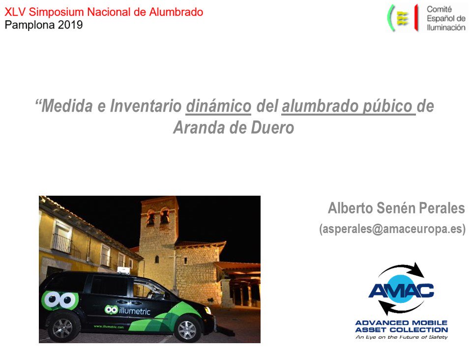 Ponencia de <a href="/amac_europa/">Amac Europa</a>  sobre la "Medida e Inventario dinámico del alumbrado público el Aranda de Duero" en el anterior Simposio del <a href="/LucesCei/">Luces Cei</a> en Pamplona:

Más info en:  youtube.com/watch?v=7HsBOV…