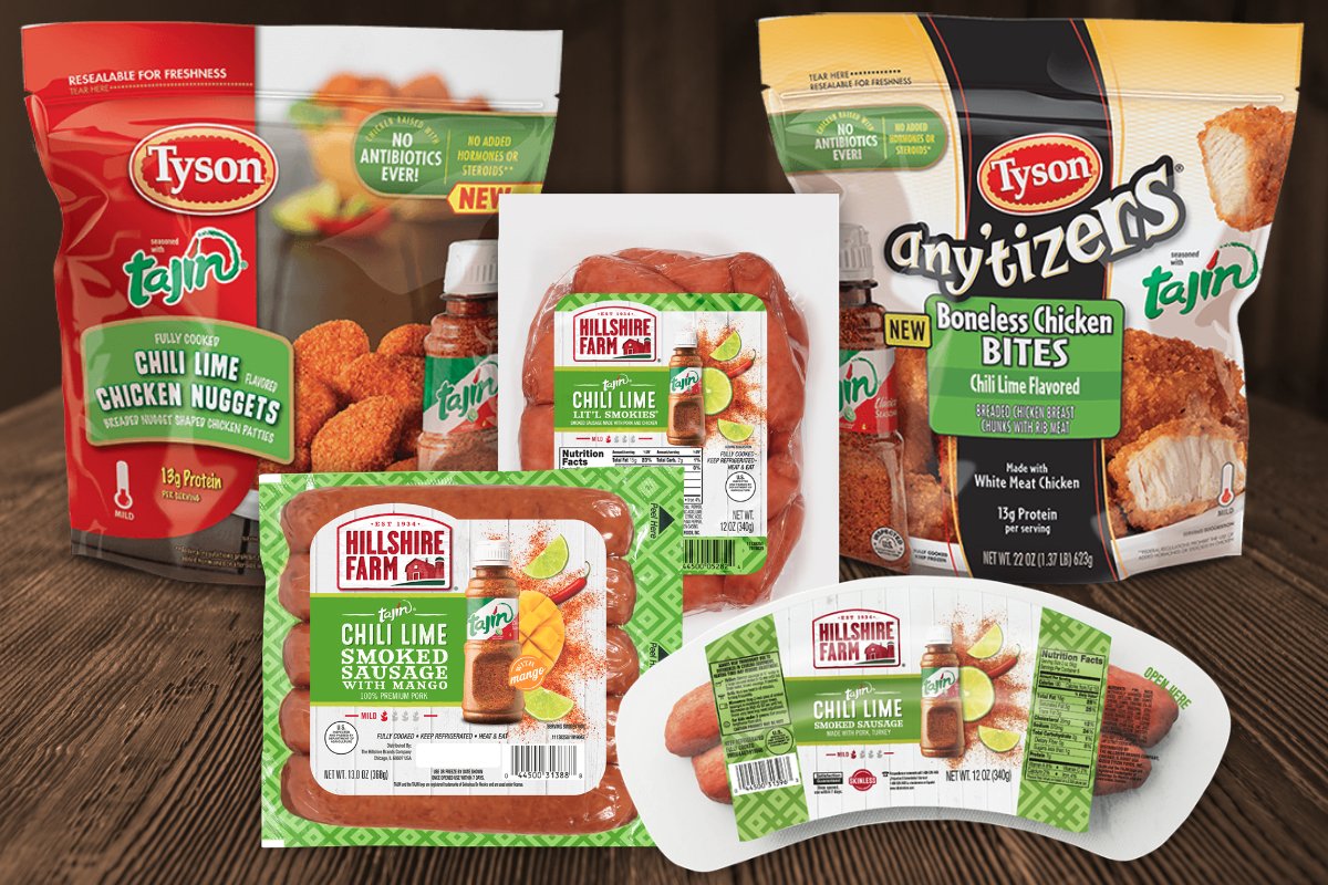 Рубрика: А что у них?Tyson Foods, Inc. объединился с Tajín, чтобы запустить...