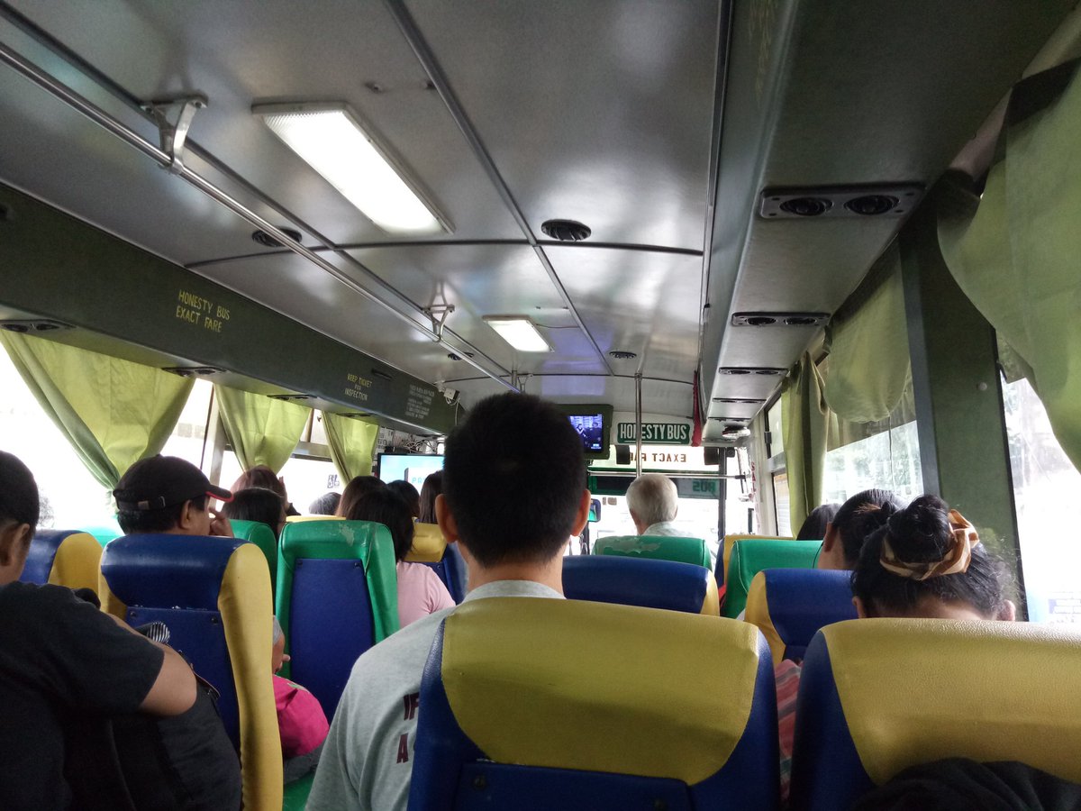 dueroabino's tweet photo. because coding ako today commute muna tayo and 1st time to ride in an HONESTY BUS of Gliner, so far honest naman lahat 😂😂 https://t.co/SsGsEWBQmg