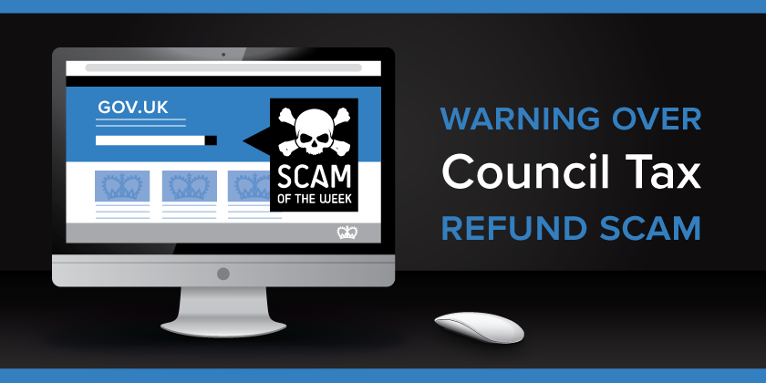 MetaCompliance's tweet photo. Scam of the week - Warning over Council Tax refund scam: https://t.co/ve05PEQFOr #scam #cybersecurity #dataprotection #metacompliance https://t.co/y65jlee545
