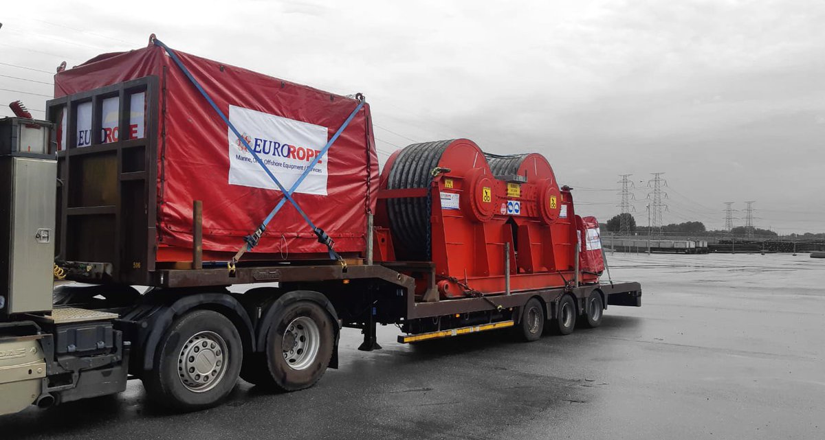 EuroRope's tweet photo. Our 100t tensioner ready for the road, we have all the equipment in house for our services. #Independent #OneStopShop https://t.co/YhiUzKnE7j