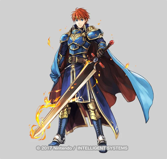 『ファイアーエムブレム ヒーローズ』6/28より配信の「烈火の勇騎士 エリウッド」を描かせていただきました。どうぞよろしくお願いいたします! #FEHeroes #FEヒーローズ 