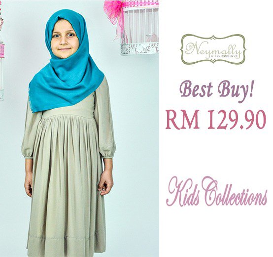 neymally1's tweet photo. Neymally Girls Boutique offers gorgeous, beautiful and simple traditional dress with mild ash shade with shinning blue scarf for this outfit. Kids can wear it on special occassion and as casual wear.
Buy this dress for RM 129.90 at https://t.co/yOa0Qltp9N. https://t.co/9MmaguIjSS