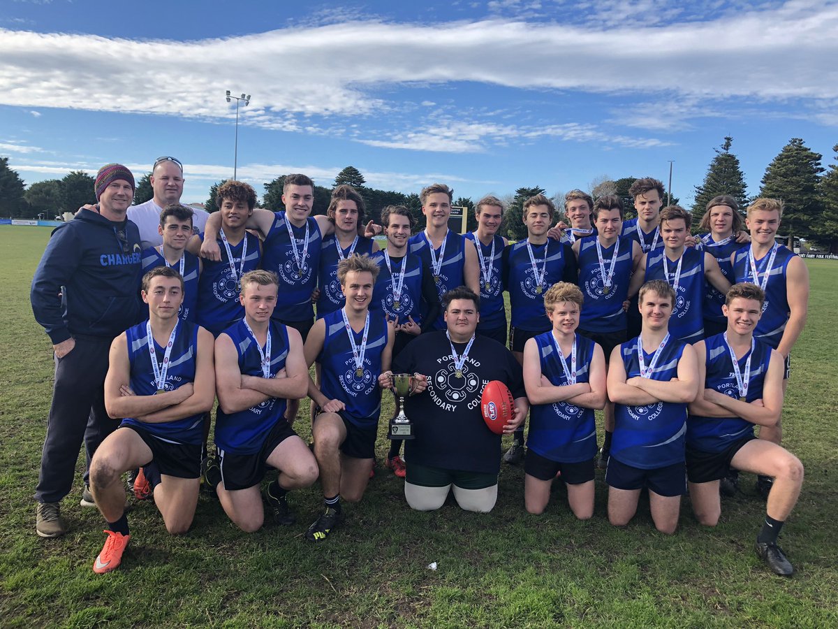 Western District Country Cup played today at Gardens Oval Port Fairy with Portland SC def Brauer College Warrnambool. Best player medals presented to Portland’s Jai Langenberg (Rick Barham Medal) and Brauer College Darcy Smith (Jonathan Brown Medal) <a href="/aflvic/">AFL Victoria</a> <a href="/AFL_WD/">AFL Western District</a>