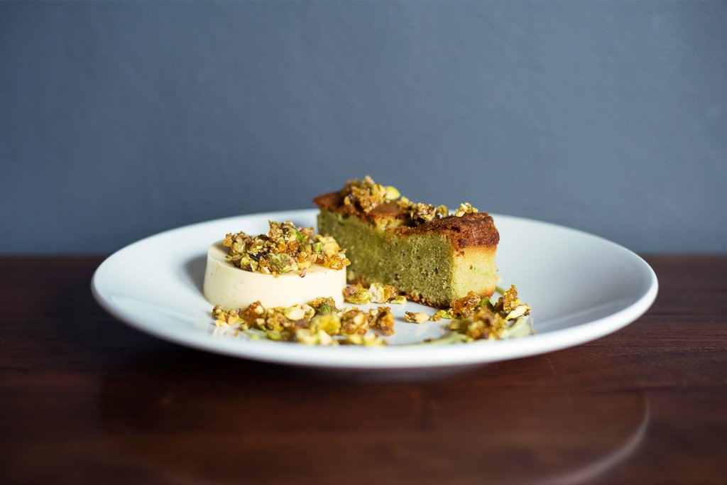 GingerDogDish's tweet photo. Frangipane Slice, Set Custard, Pistachio Praline 
#brighton #restaurants #brightonfood #thisisbrighton https://t.co/5CSdSpEFrF