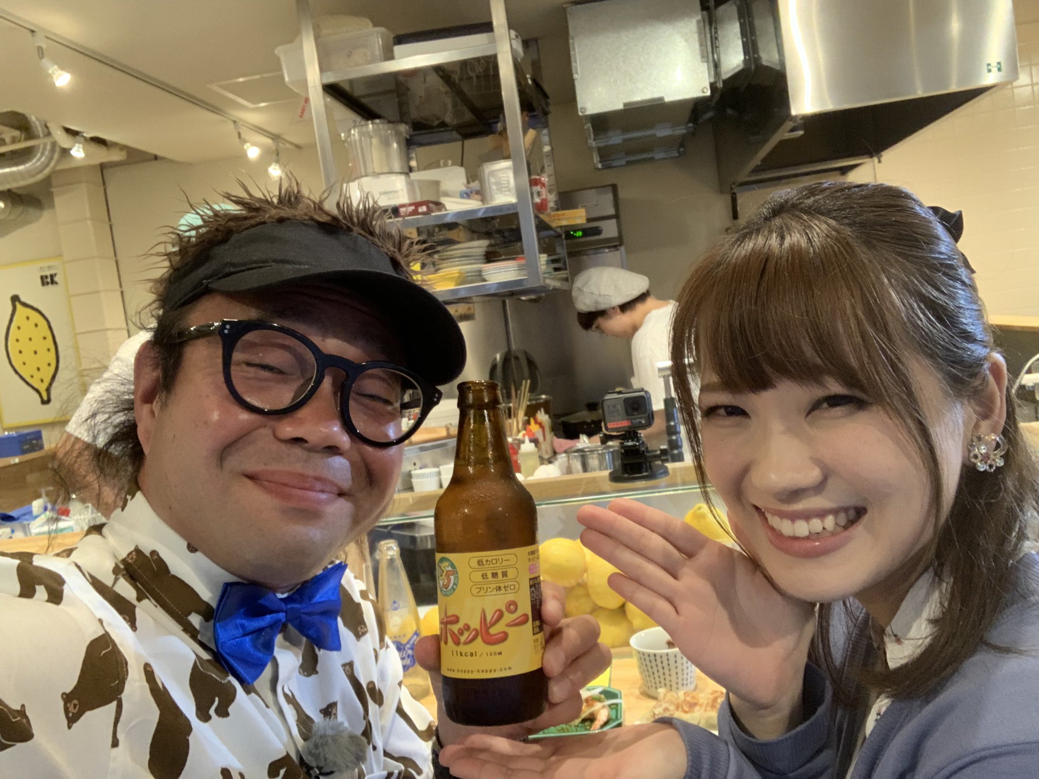 ٹوئٹر 華井二等兵 ٹوئٹر پر 昨日は 姫路ケーブルtv うーさんとゆーちゃんの番組 ぶらばん ロケに行かせていただきました 播州酒場ラプソディ ゆうこりんと たらふく呑んで呑まれてベロンベロン 姫路の皆様 お楽しみに 姫路ケーブルtv Wink ぶらばん 植村
