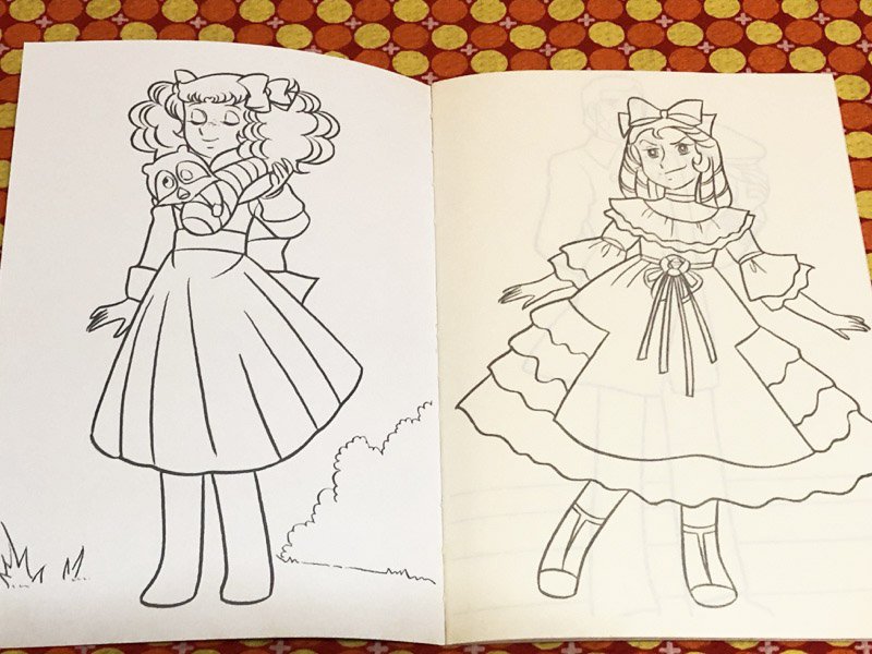 ゆめかマボロシ 1976 79年放送の東映動画制作のアニメ キャンディ キャンディ のしょうちゃんえノートカキカキ2種 アニメ版のイラストで塗り絵も付いています 昭和レトロ 少女漫画