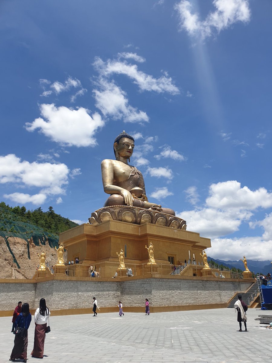 A beautiful sunny day at Buddhapoint... #buddhapoint #bhutan #summer