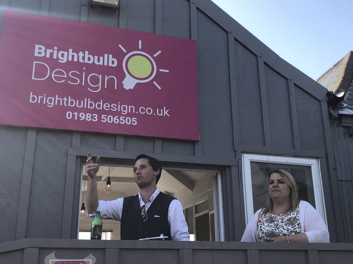 Well done Matt, Fiona and the <a href="/Brightbulb2/">BrightBulb Design</a> team. Here’s to an amazing first 5 years, and to an even better next 5! Turns out 2 Burgers and 2 Whippy ice creams is my limit 🐷 <a href="/MikeCoxCowes/">Mike Cox</a>