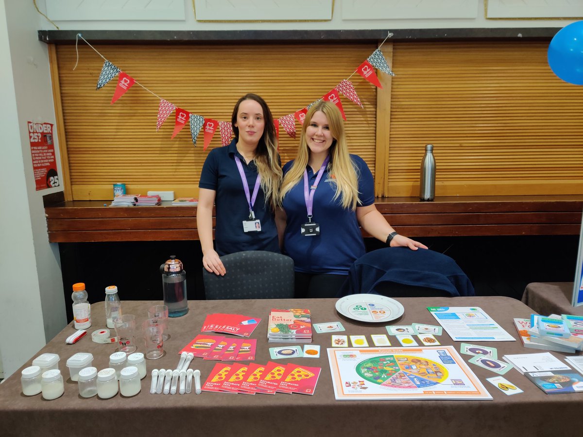CUH_dietitians's tweet photo. Good morning! We're representing at the Annual Cardiac Rehab Patient Day at Addenbrookes. @ClaysonSophie @flatley_emz @TheBHF #cardiacrehab #cardiology #HeartHealth https://t.co/AcmcFQP4Nd