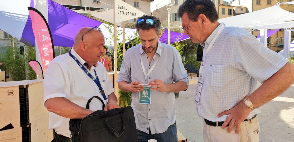 SmartEEsEU's tweet photo. We are pleased to be today at @Murexfestival with a booth for our two companies #Villacampa and #Smalldatagarden. Linking #smartmanufactoring with #digitaltwchnologies. @EUBIC https://t.co/tofoTXxVoN