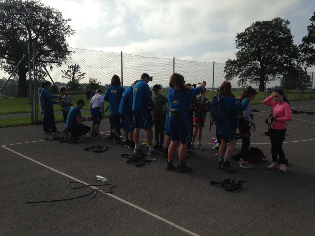 GarswoodIn's tweet photo. Final harness for Y5 - getting ready for trapeze! https://t.co/GQyjy50q5l