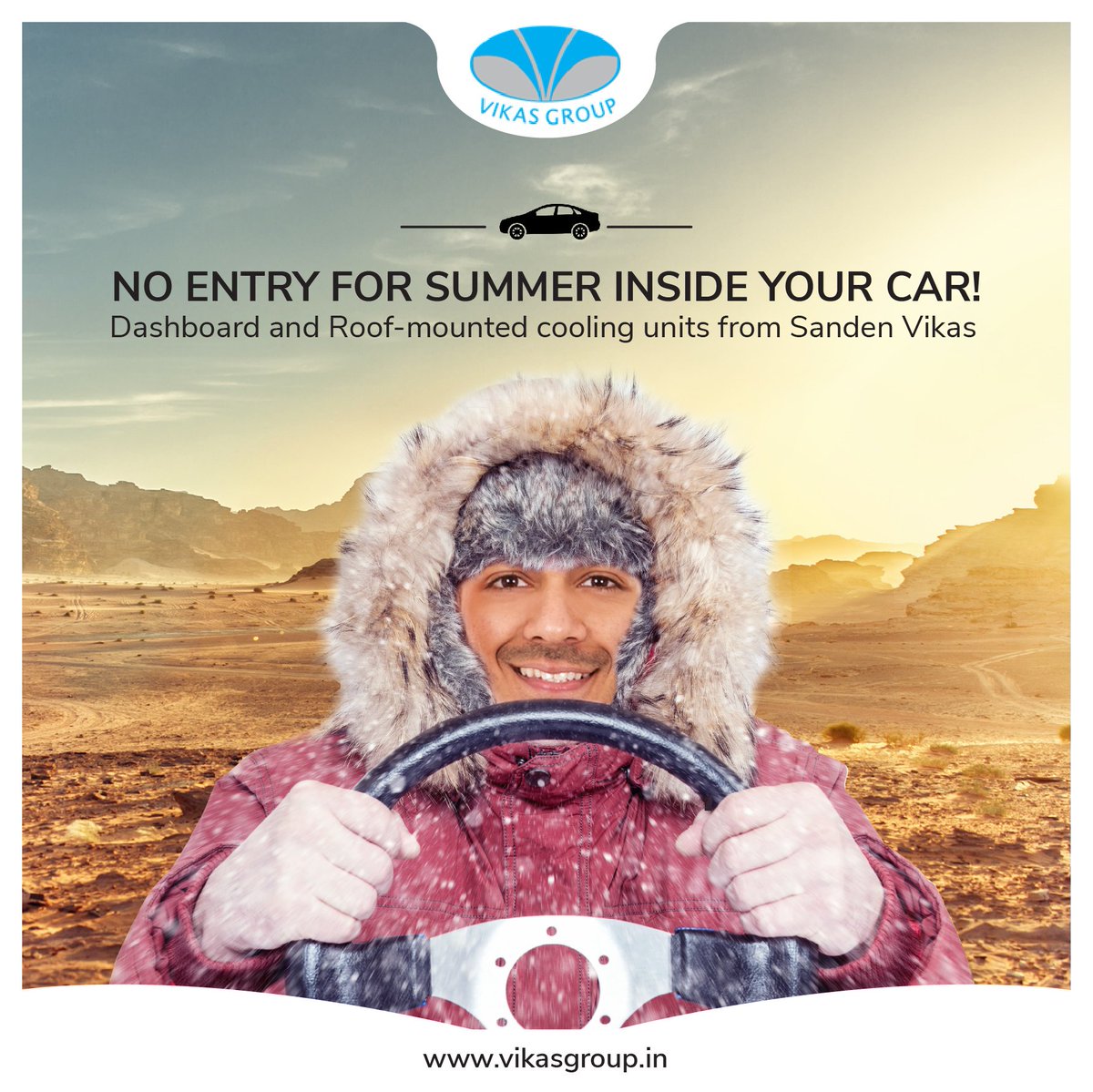 _vikasgroup's tweet photo. Roof mounted cooling units - adds more bravery to your will when you decide to venture out in this scorching heat to attend that important meeting.
Visit https://t.co/3ZAgvQucto for more info. 
#VikasGroup #IndianAutomotiveManufacturer #CarAC https://t.co/55JunAT6YG