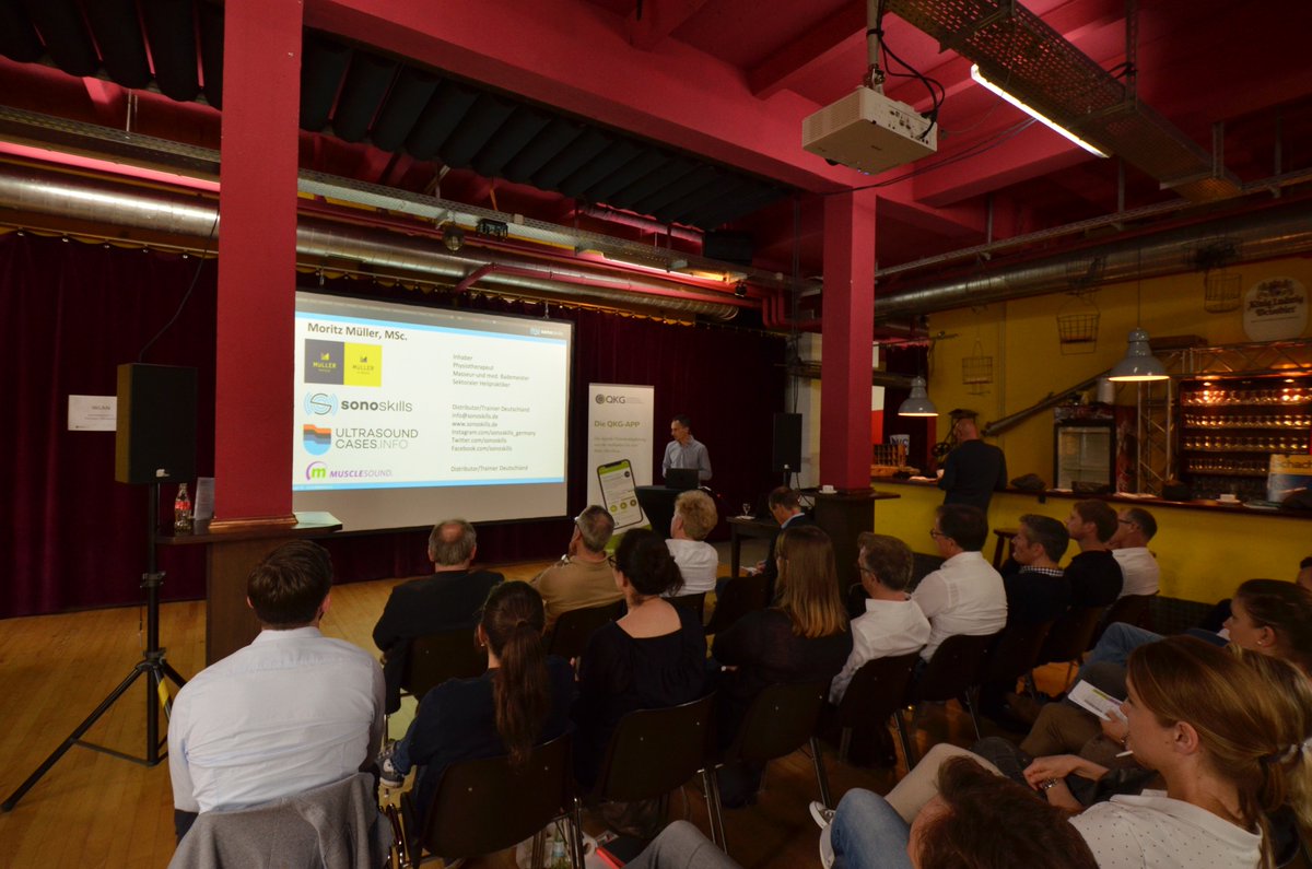 moritzmueller2's tweet photo. Lecturing at QKG Kongress in Essen 15.6.19 about the potential of MSKUS regarding cartilage in the case of detecting injuries, healing, load management, post. op follow up. Additional we did a workshop to gain some first impressions of the potential and also the limits of MSKUS https://t.co/grZgoTTZXW