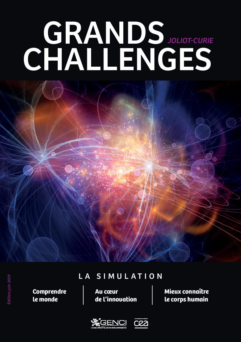 Genci_fr's tweet photo. #VendrediLecture du #HPC Retrouvez la revue #GrandsChallenges #Joliot_Curie supercalculateur @AtosFR ! Les top #simulations qui font avancer la #Recherche dans la #santé, #climat, la #pollution, la #géophysique et d'autres domaines #scientifiques ▶️ https://t.co/qWw6vPkHya #IA https://t.co/HuUs78dwuO