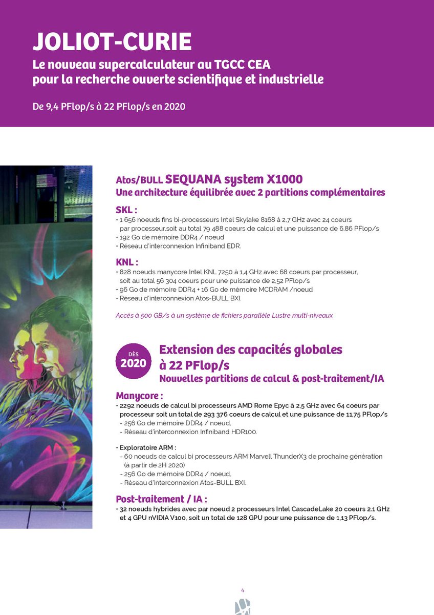 Genci_fr's tweet photo. #VendrediLecture du #HPC Retrouvez la revue #GrandsChallenges #Joliot_Curie supercalculateur @AtosFR ! Les top #simulations qui font avancer la #Recherche dans la #santé, #climat, la #pollution, la #géophysique et d'autres domaines #scientifiques ▶️ https://t.co/qWw6vPkHya #IA https://t.co/HuUs78dwuO