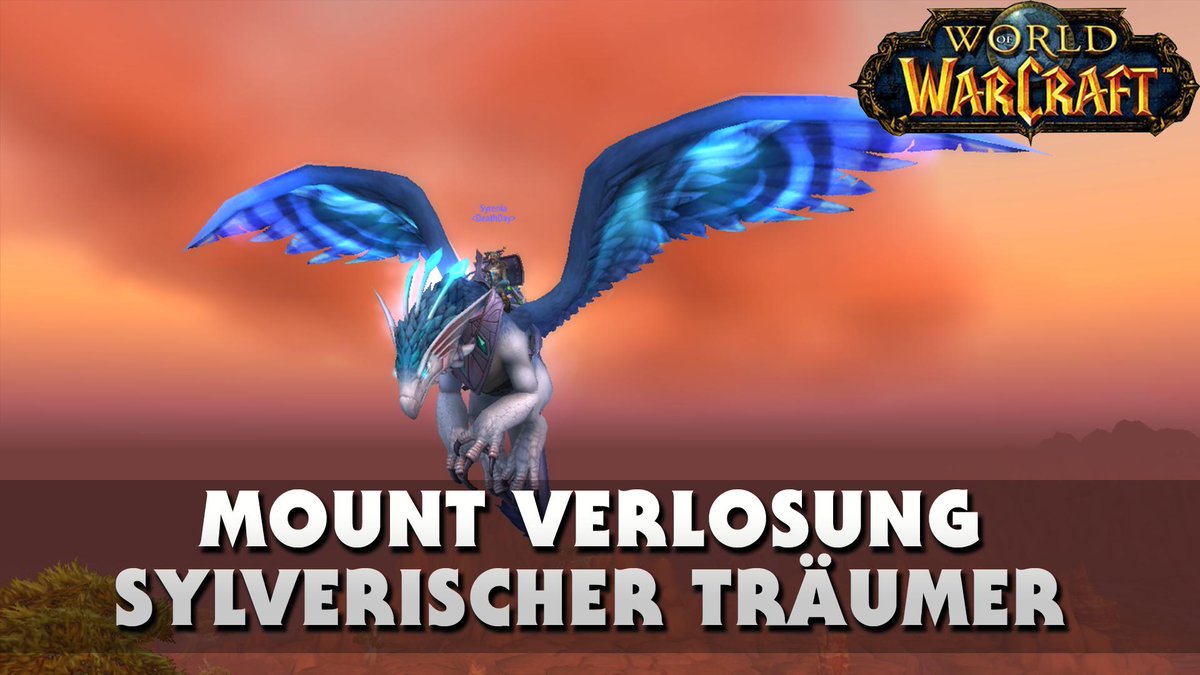 SyreniaTV's tweet photo. Blizzard spendiert uns 1x das neue Shop Mount "Sylverischer Träumer"

Zum Teilnehmen
Beitrag Liken
Beitrag Teilen
Beitrag kommentieren warum ihr das gern hättet

Ziehung am Montag dem 1.7.2019 aus allen Teilnehmern auf Facebook /Twitter/Instagram

@Warcraft_DE #Sponsored https://t.co/QMe6ZOL8Zi