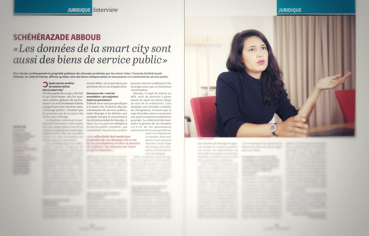 jacquespriol's tweet photo. « Pendant des années les opérateurs ont considéré qu’ils étaient propriétaires de l’ensemble des données des services qu’ils exploitaient » @scheherazade_18 avocate @PARMEAvocats.

Une excellente interview à lire dans @Lagazettefr [abo] 
👉🏻 https://t.co/bewkNWChwD https://t.co/WXeNqW6Kq6