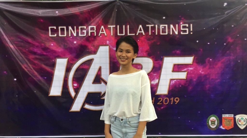 rauchelle_'s tweet photo. Make sure to get your photo taken at the IABF Photobooth! Nakakaganda guys hehehe excuse my tinatatrangkaso face

#Congratulations3000
#IABFBatch2019 
#Refocusing1ABF https://t.co/bN1HsYY7xC