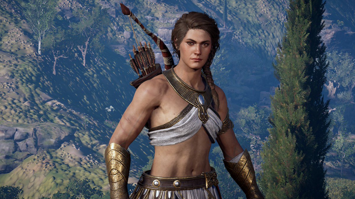 ilikedetectives's tweet image. I used to complain about the shoulder guard keeps blocking #Kassandra's biceps, not anymore 🤭😘😍
Camera tool by Frans Bouma
#ACOdyssey #AssassinsCreedOdyssey #ACPhotomode #VGPUnite #VirtualPhotography #ShotWithGeForce