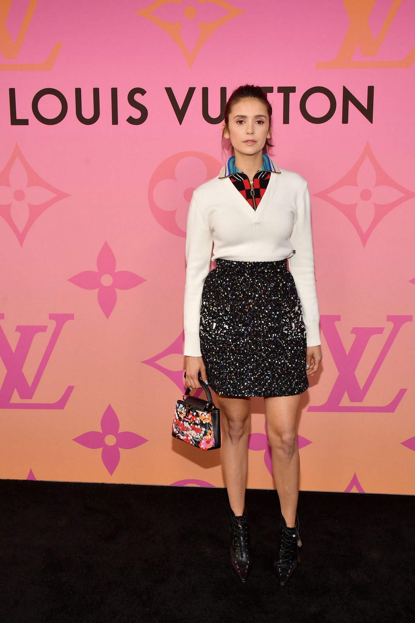 Nina Dobrev outfits on X: Nina wore @LouisVuitton 2019 Fall Ready