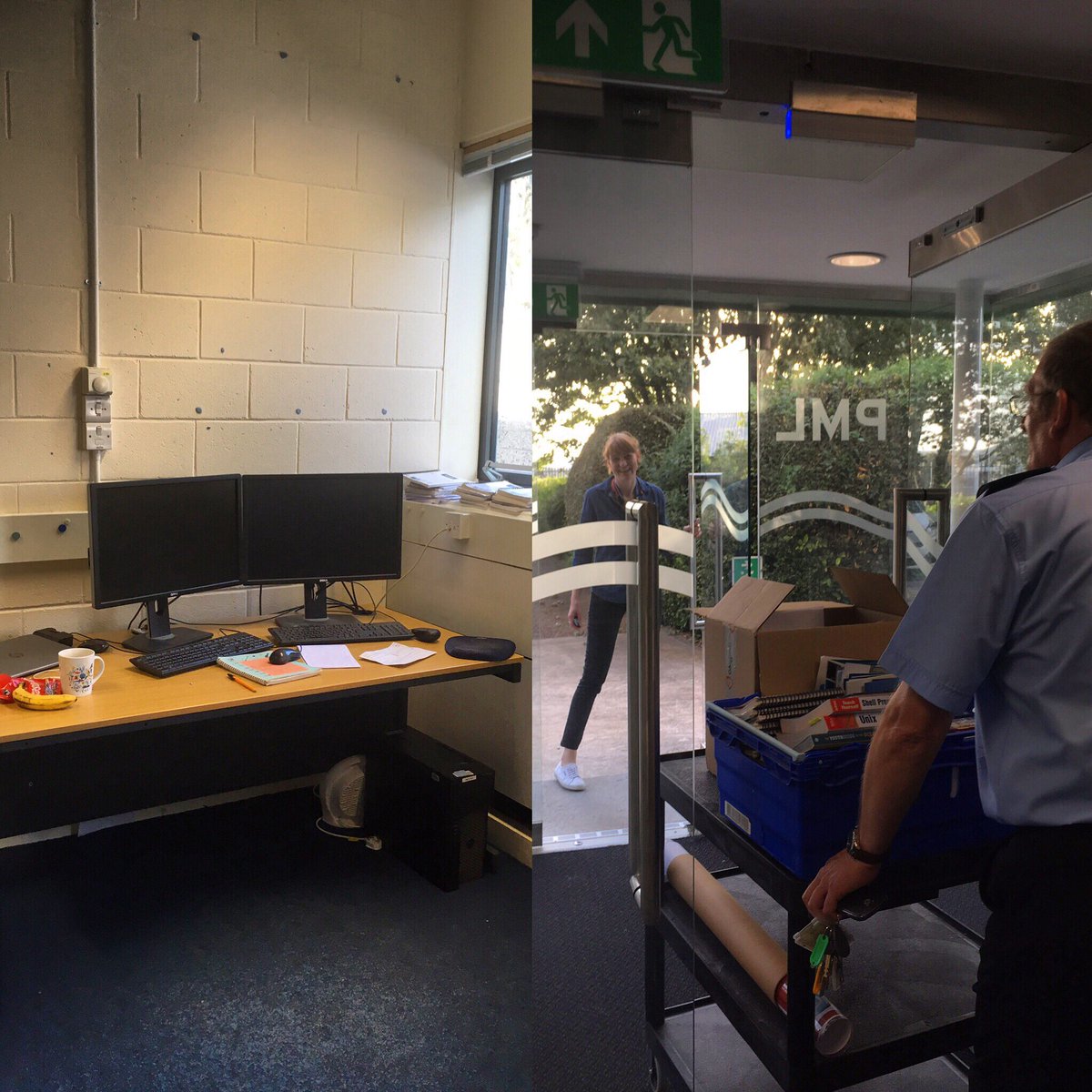 HayleyEversKing's tweet photo. Bit surreal packing up my office home of 4.5 years @PlymouthMarine! It’s been an incredible time and played an indelible role in my growth as a scientist. Looking forward to celebrating with, and thanking #TeamPML properly later today! #LifeofScience https://t.co/Yiqf8ULfiI